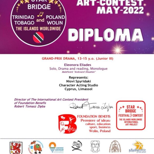 Character Acting Studio by Niovi Spyridaki / Νιόβη Σπυριδάκη / Νιοβη Σπυριδακη - We Train Winners