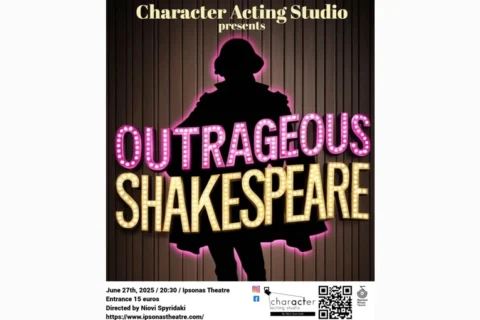 Character Acting Studio by Niovi Spyridaki - Upcoming Performance: Outrageous Shakespeare