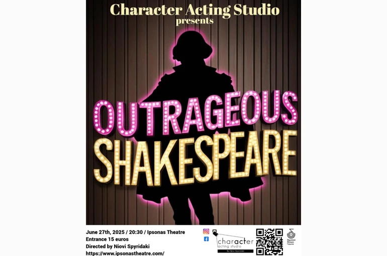 Character Acting Studio by Niovi Spyridaki - Upcoming Performance: Outrageous Shakespeare